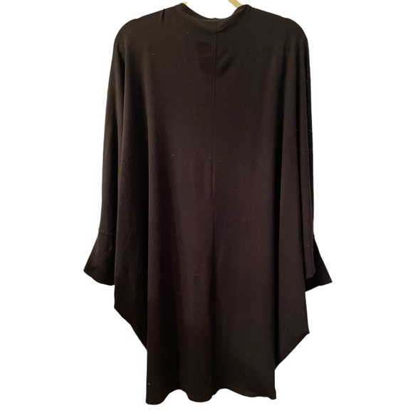 NWOT Layers By Lizden Wonderlush Tri-Blend Cardigan. Color is black. Size 2X/3X. - Picture 7 of 10